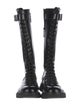 Alexander McQueen Leather Combat Boots