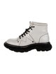 Alexander McQueen Patent Leather Combat Boots