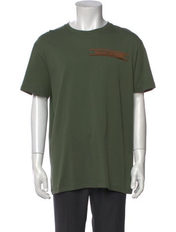 Alexander McQueen T-Shirts Graphic Print Crew Neck T-Shirt XL