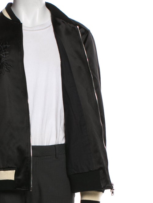 Alexander McQueen Striped Bomber Jacket