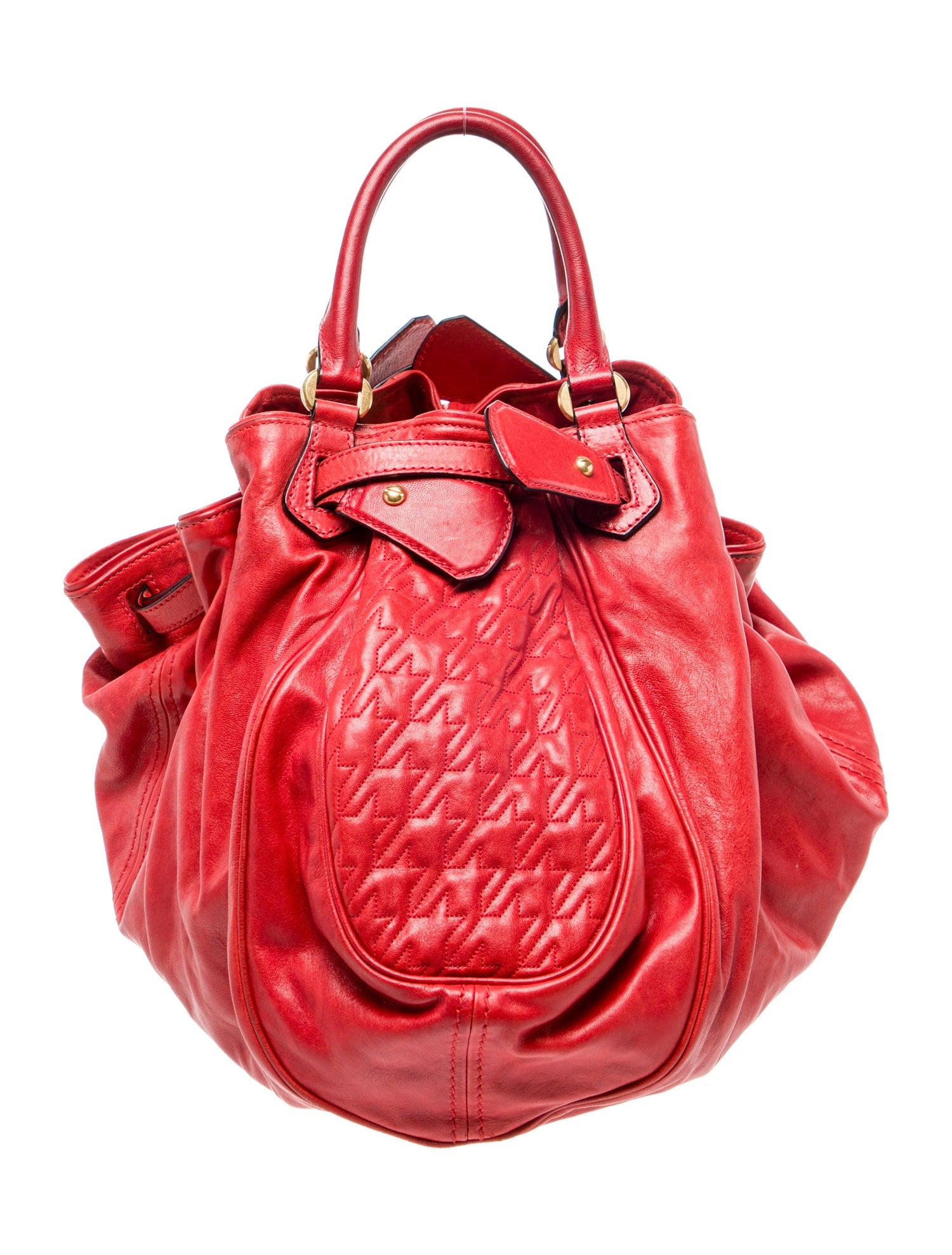 Alexander McQueen Leather Bucket Bag