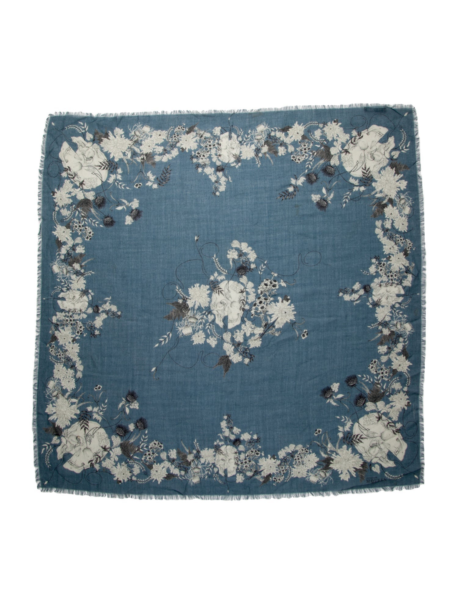 Alexander McQueen Silk Skull Scarf