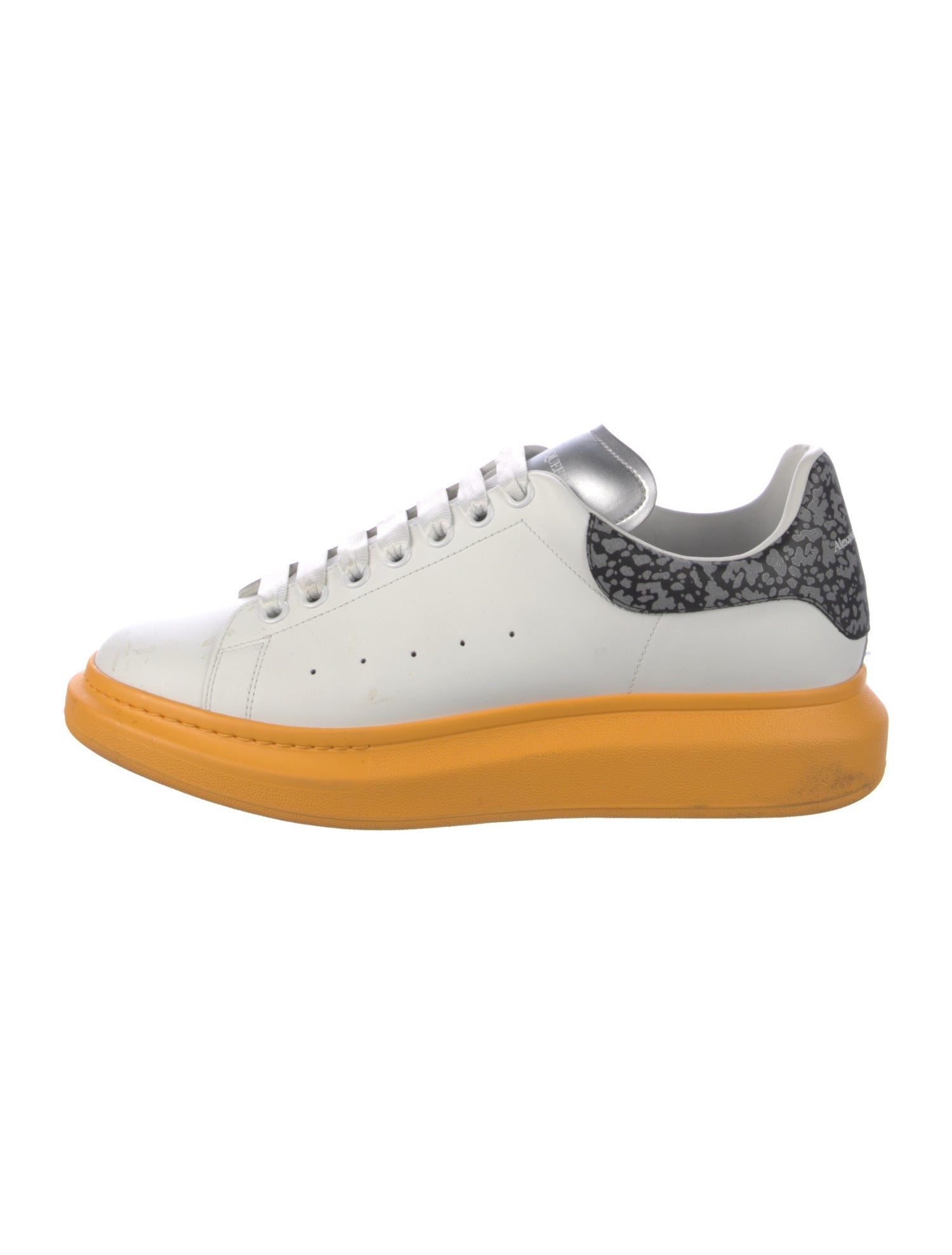 Alexander McQueen Leather Studded Accents Chunky Sneakers