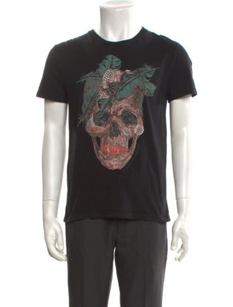 Alexander McQueen Skull Graphic Print T-Shirt