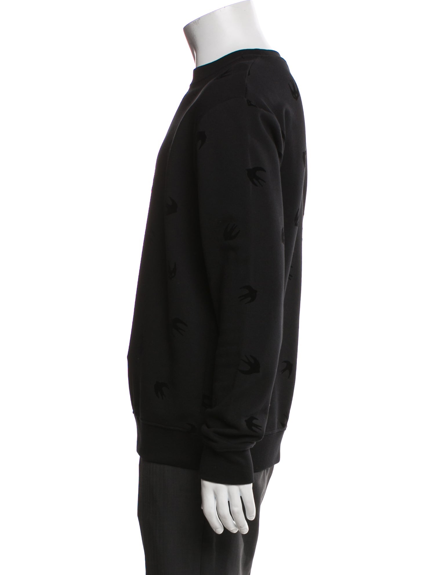 McQ Alexander McQueen Crew Neck Long Sleeve Pullover
