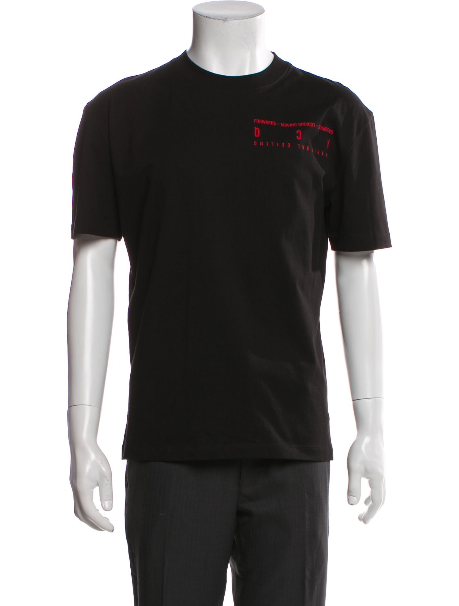 Alexander McQueen Graphic Print Short Sleeve Shirt