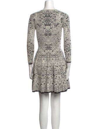 Alexander McQueen Printed Mini Dress