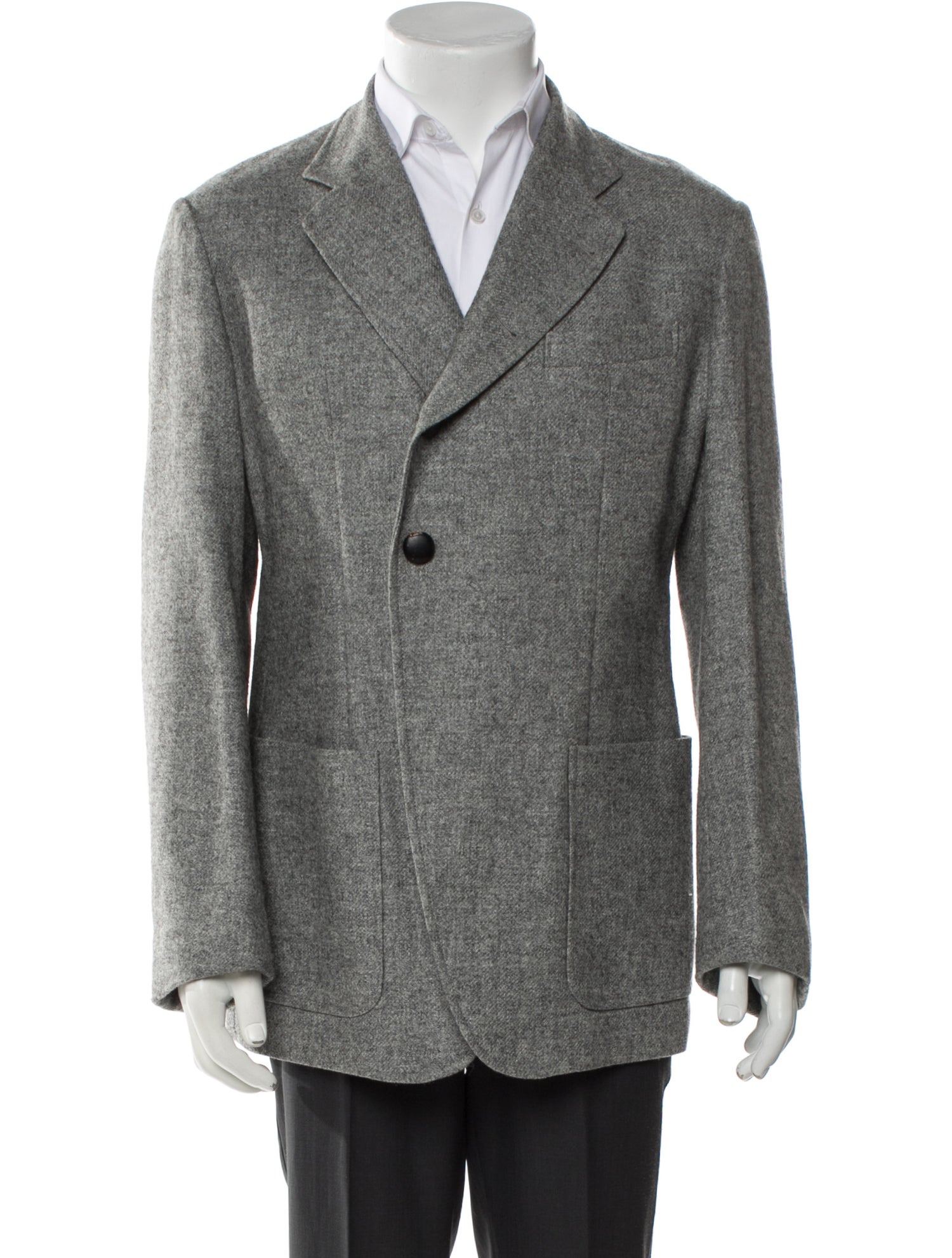 Alexander McQueen Silk Peacoat