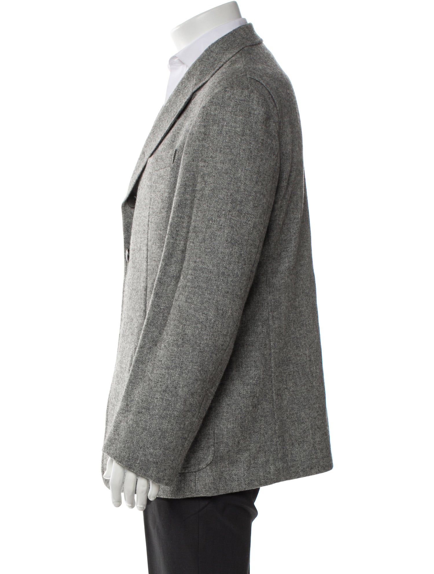 Alexander McQueen Silk Peacoat