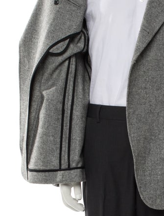 Alexander McQueen Silk Peacoat