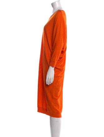 Alexander McQueen Wool Knee-Length Dress