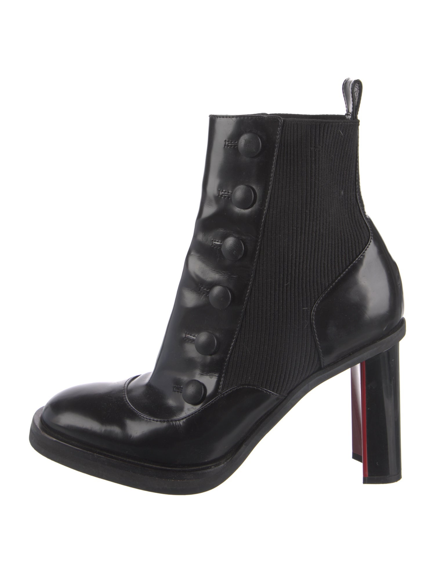 Alexander McQueen Patent Leather Chelsea Boots