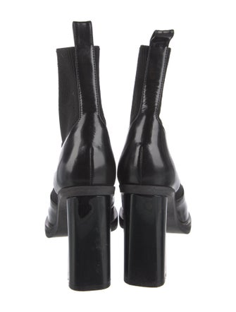 Alexander McQueen Patent Leather Chelsea Boots