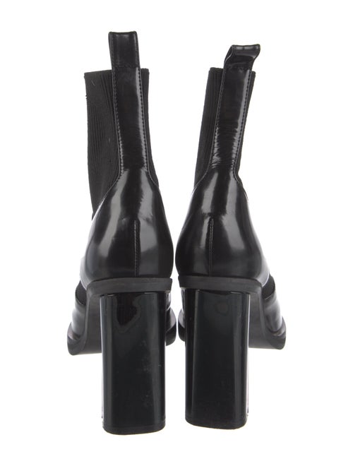 Alexander McQueen Patent Leather Chelsea Boots