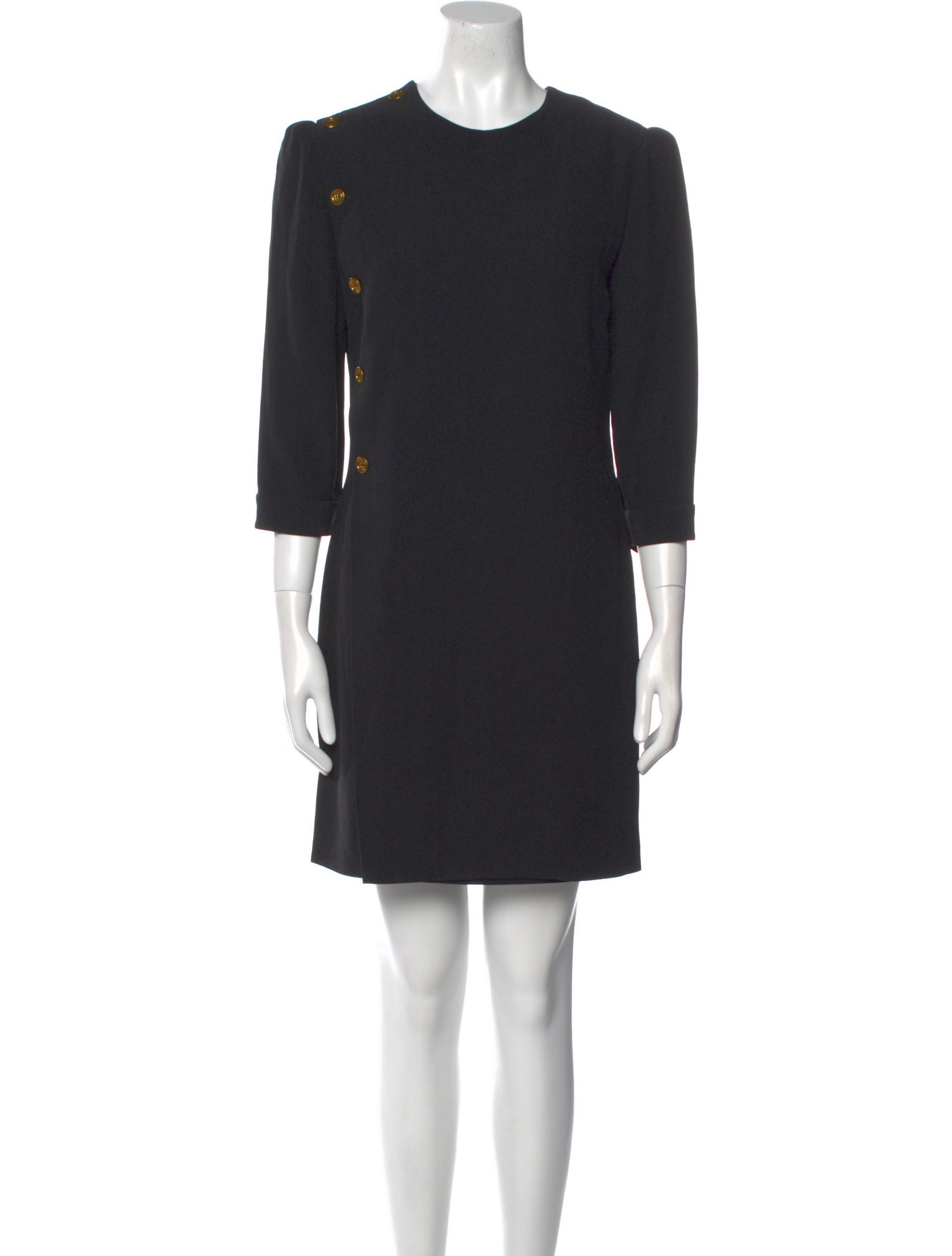 Alexander McQueen Crew Neck Mini Dress