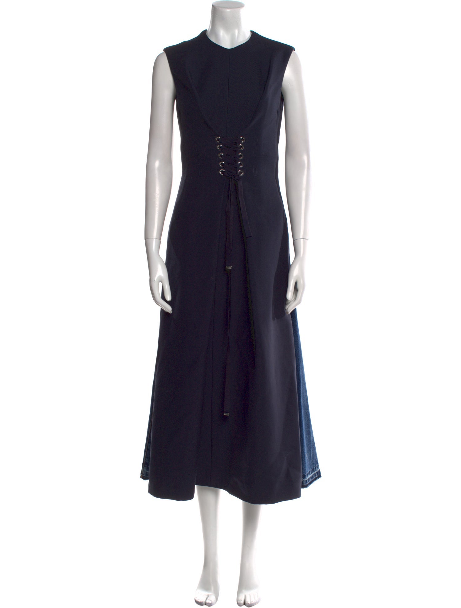 Alexander McQueen Crew Neck Long Dress w/ Tags