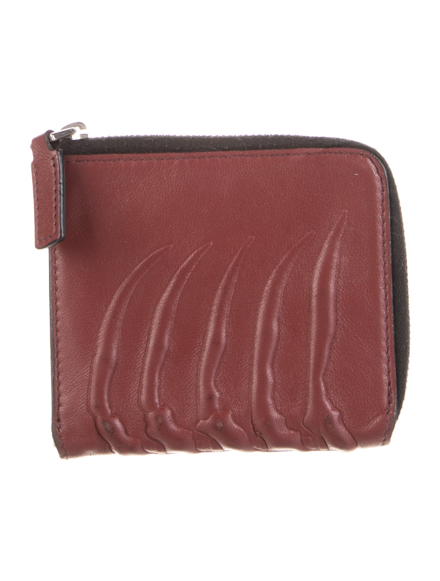 Alexander McQueen Rib Cage Leather Wallet