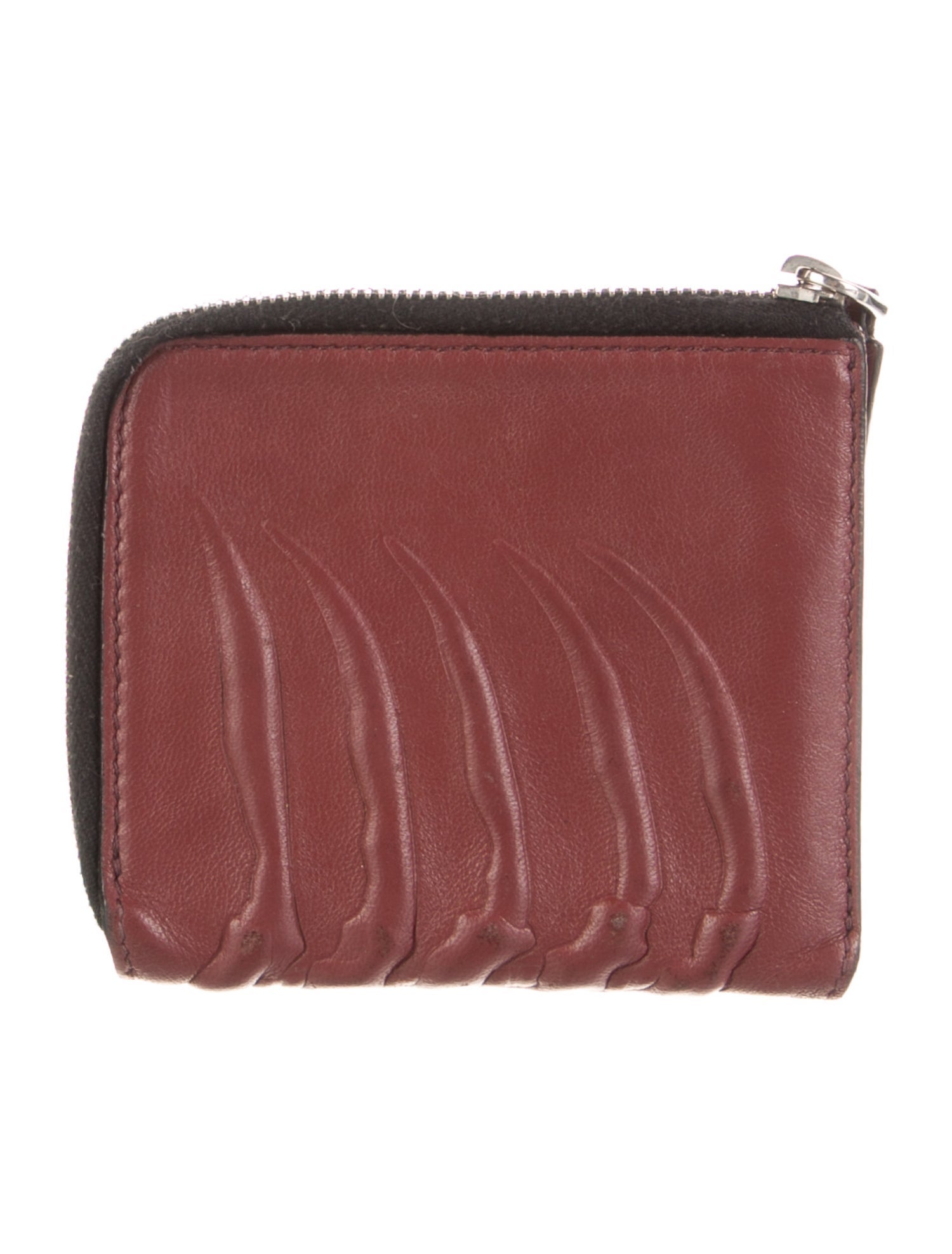 Alexander McQueen Rib Cage Leather Wallet