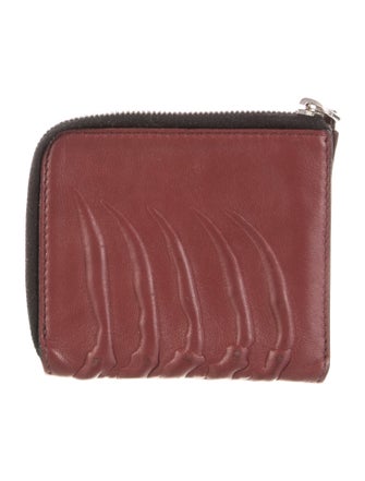 Alexander McQueen Rib Cage Leather Wallet