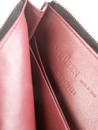 Alexander McQueen Rib Cage Leather Wallet
