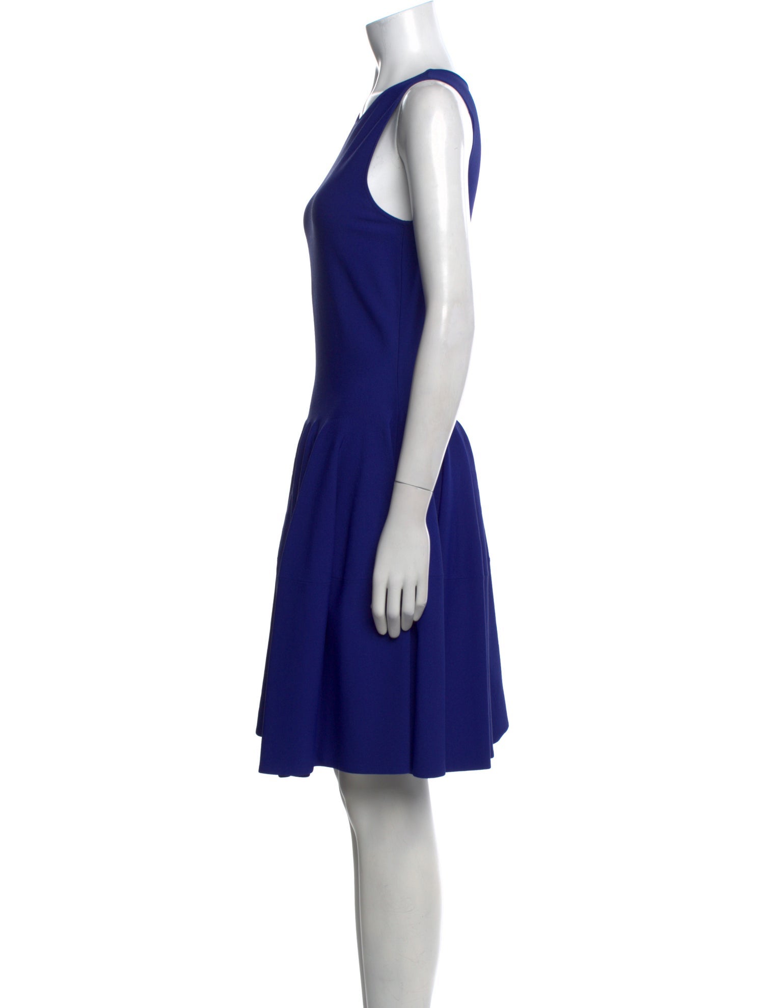 Alexander McQueen Crew Neck Knee-Length Dress