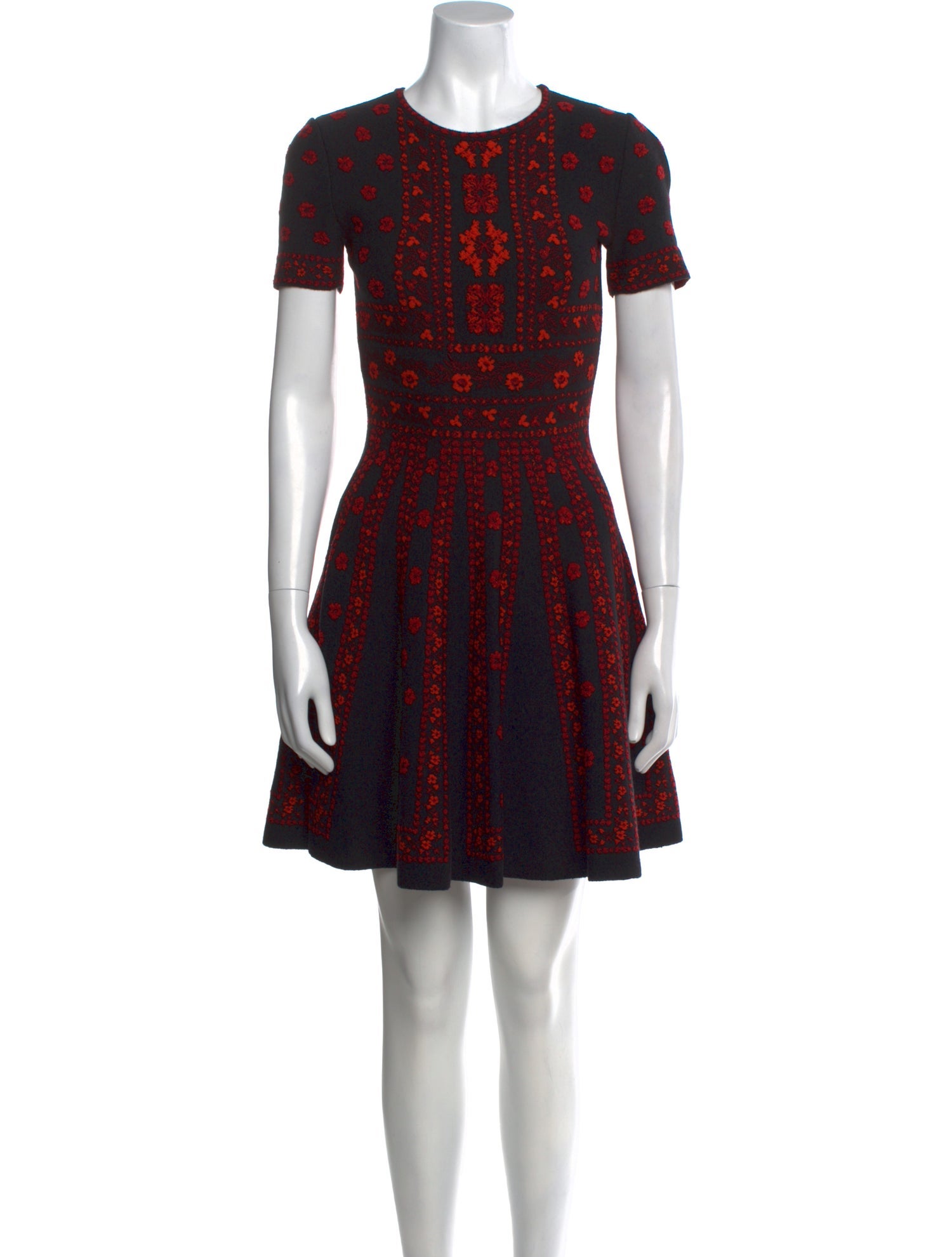 Alexander McQueen Printed Mini Dress
