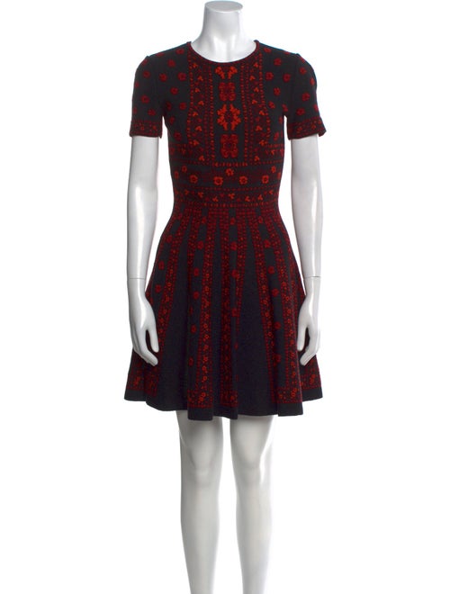 Alexander McQueen Printed Mini Dress