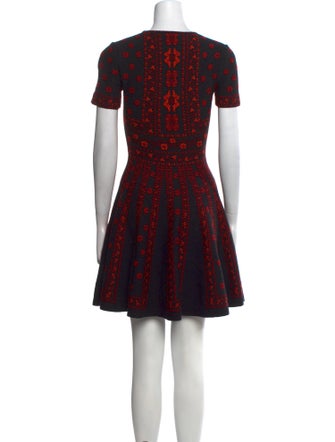 Alexander McQueen Printed Mini Dress