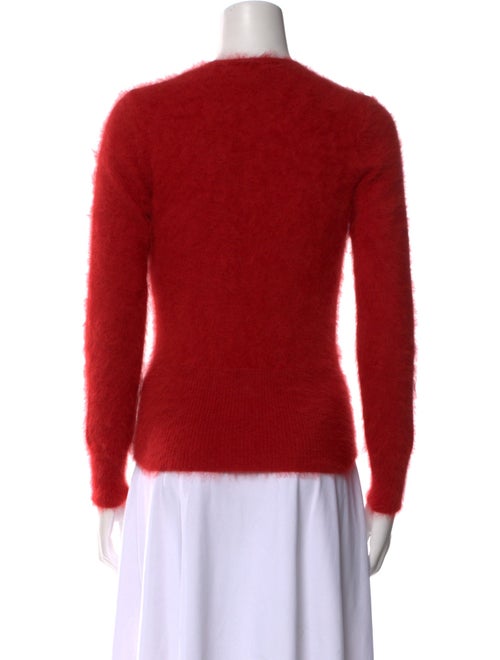 Alexander McQueen Angora V-Neck Sweater