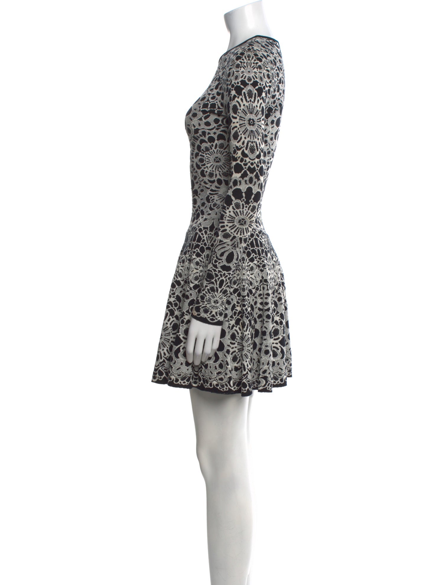 Alexander McQueen Silk Mini Dress