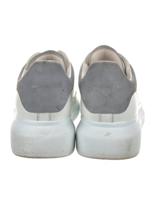 Alexander McQueen Leather Colorblock Pattern Sneakers