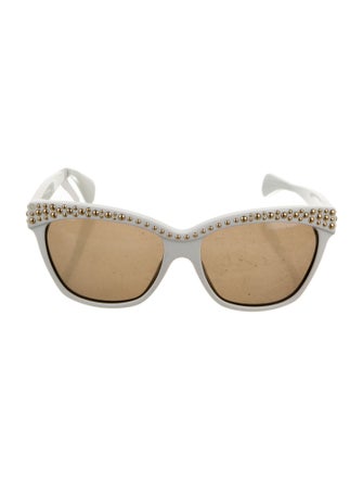 Alexander McQueen Cat-Eye Tinted Sunglasses