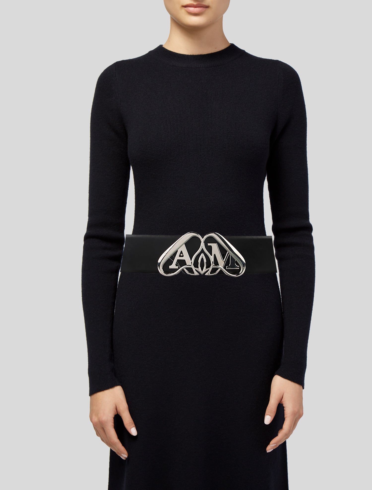Alexander McQueen Wide Leather Belt