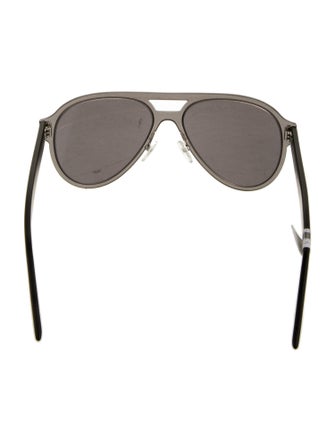 Alexander McQueen Skull Aviator Sunglasses