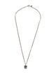 Alexander McQueen Crystal Skull Pendant Necklace