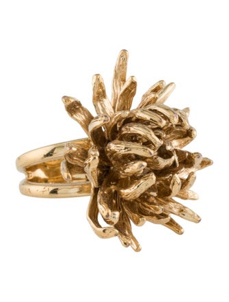 Alexander McQueen Chrysanthemum Flower Ring