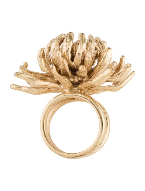 Alexander McQueen Chrysanthemum Flower Ring