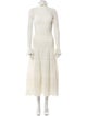 Alexander McQueen Mock Neck Long Dress