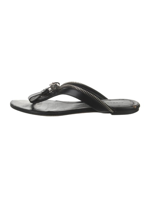 Alexander McQueen Skull Leather Slides