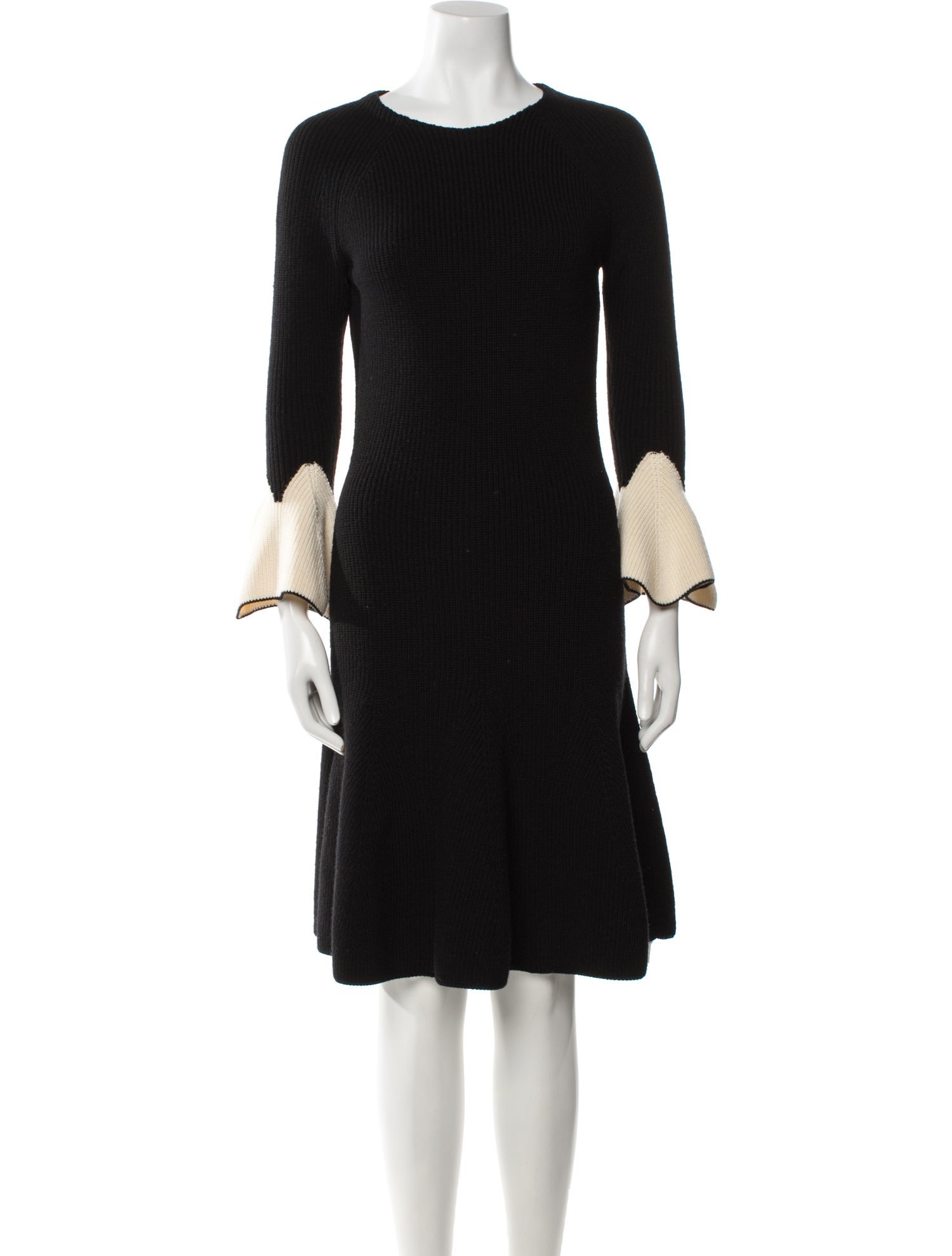 Alexander McQueen Wool Knee-Length Dress