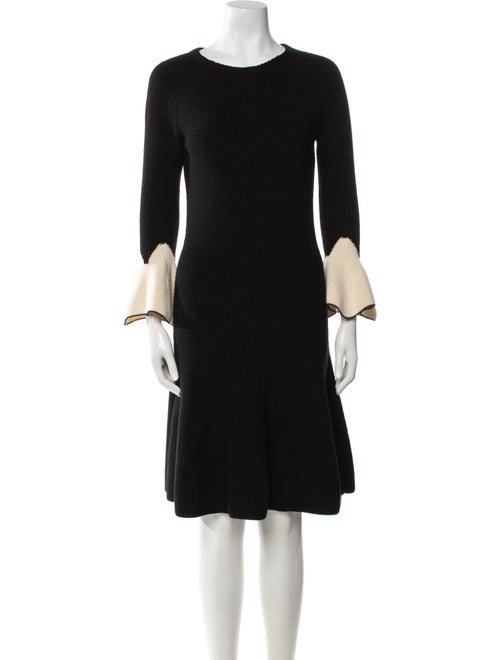 Alexander McQueen Wool Knee-Length Dress