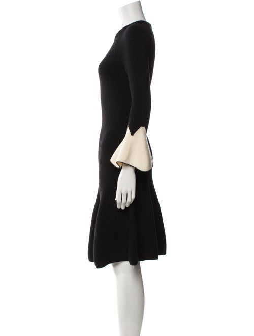 Alexander McQueen Wool Knee-Length Dress