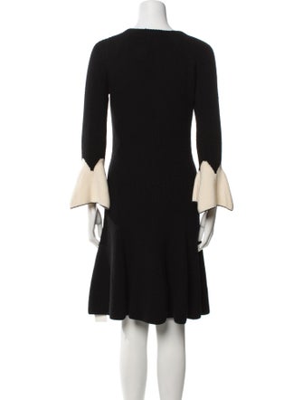 Alexander McQueen Wool Knee-Length Dress