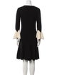 Alexander McQueen Wool Knee-Length Dress