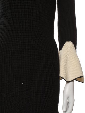 Alexander McQueen Wool Knee-Length Dress