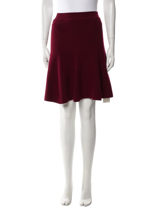 Alexander McQueen Wool Knee-Length Skirt