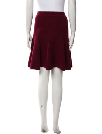 Alexander McQueen Wool Knee-Length Skirt