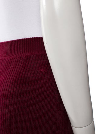 Alexander McQueen Wool Knee-Length Skirt