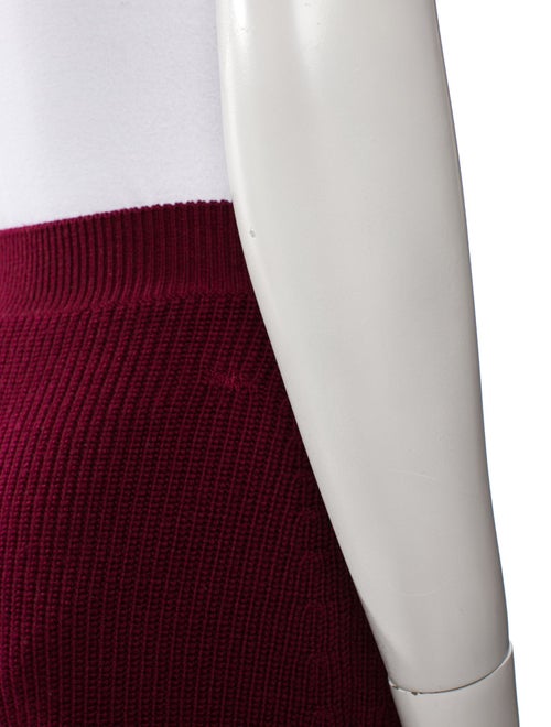 Alexander McQueen Wool Knee-Length Skirt