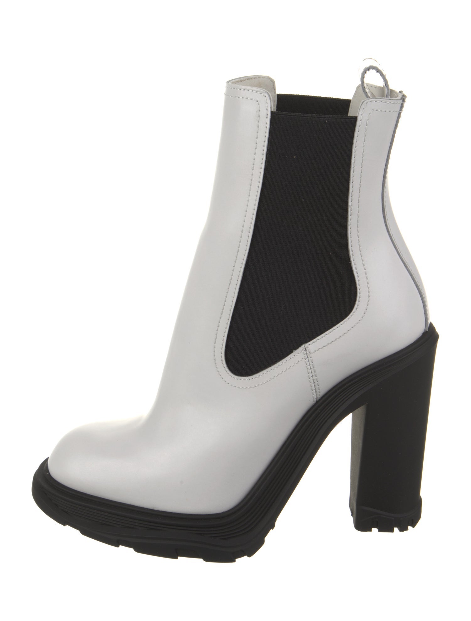 Alexander McQueen Leather Chelsea Boots